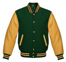 Varsity Jacket F.Green Gold
