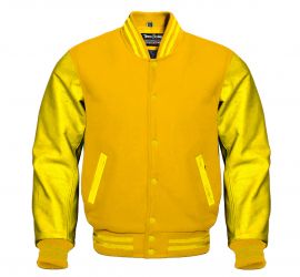 Varsity Jacket Yellow Yellow