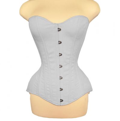 OverBust Black Cotton Corset