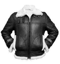 Men's RAF Sheep Skin Leather Jacket