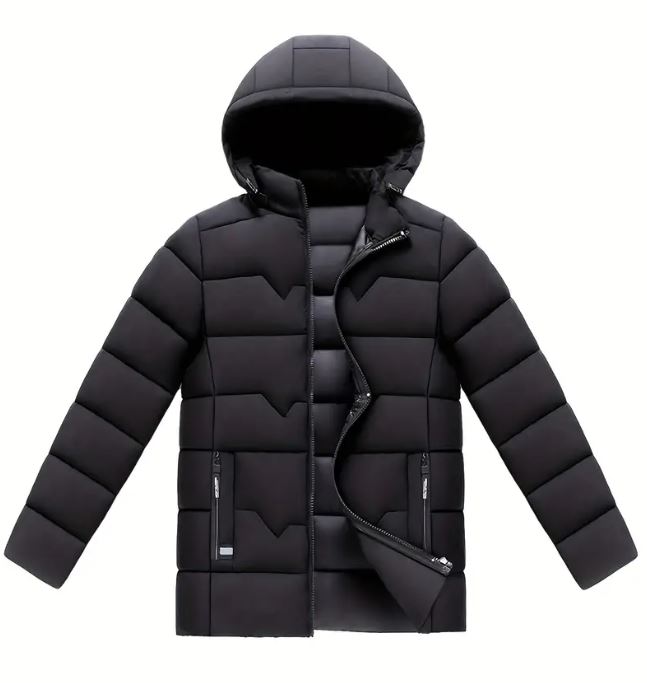 Balck Puffer Hoodie