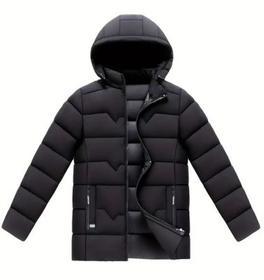 Balck Puffer Hoodie