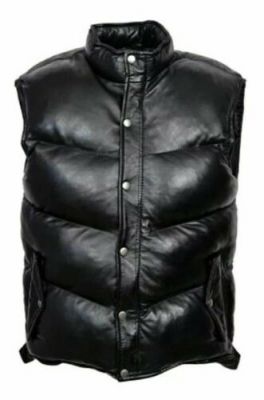 Men's Genuine Black Vest