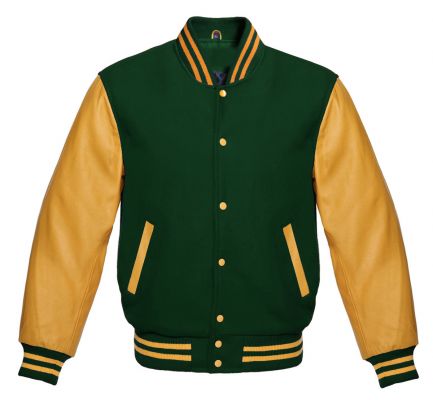 Varsity Jacket F.Green Gold
