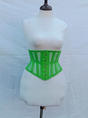 UnderBust Green Mesh Corset