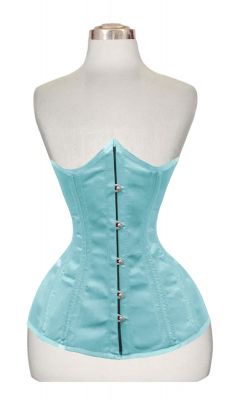 UnderBust Teal Blue Corset