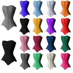 Over Bust Longline Cotton Corset