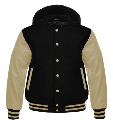 Varsity Hoody black/cream