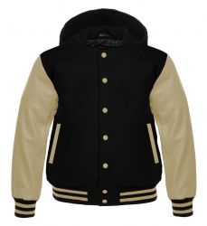 Varsity Hoody black/cream