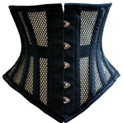 UnderBust Black Mesh Corset