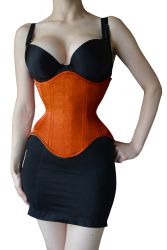 UnderBust Orange Corset